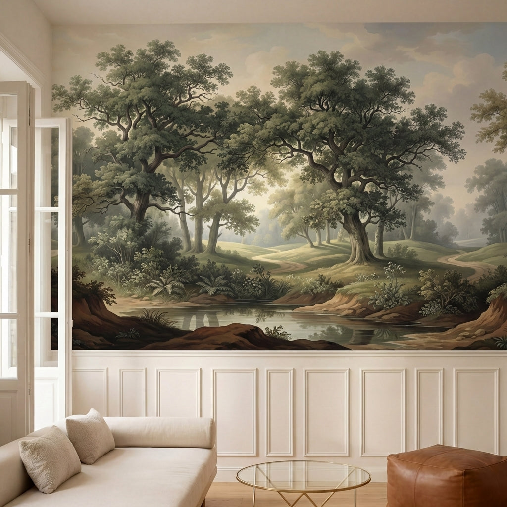 Papier peint panoramique forêt