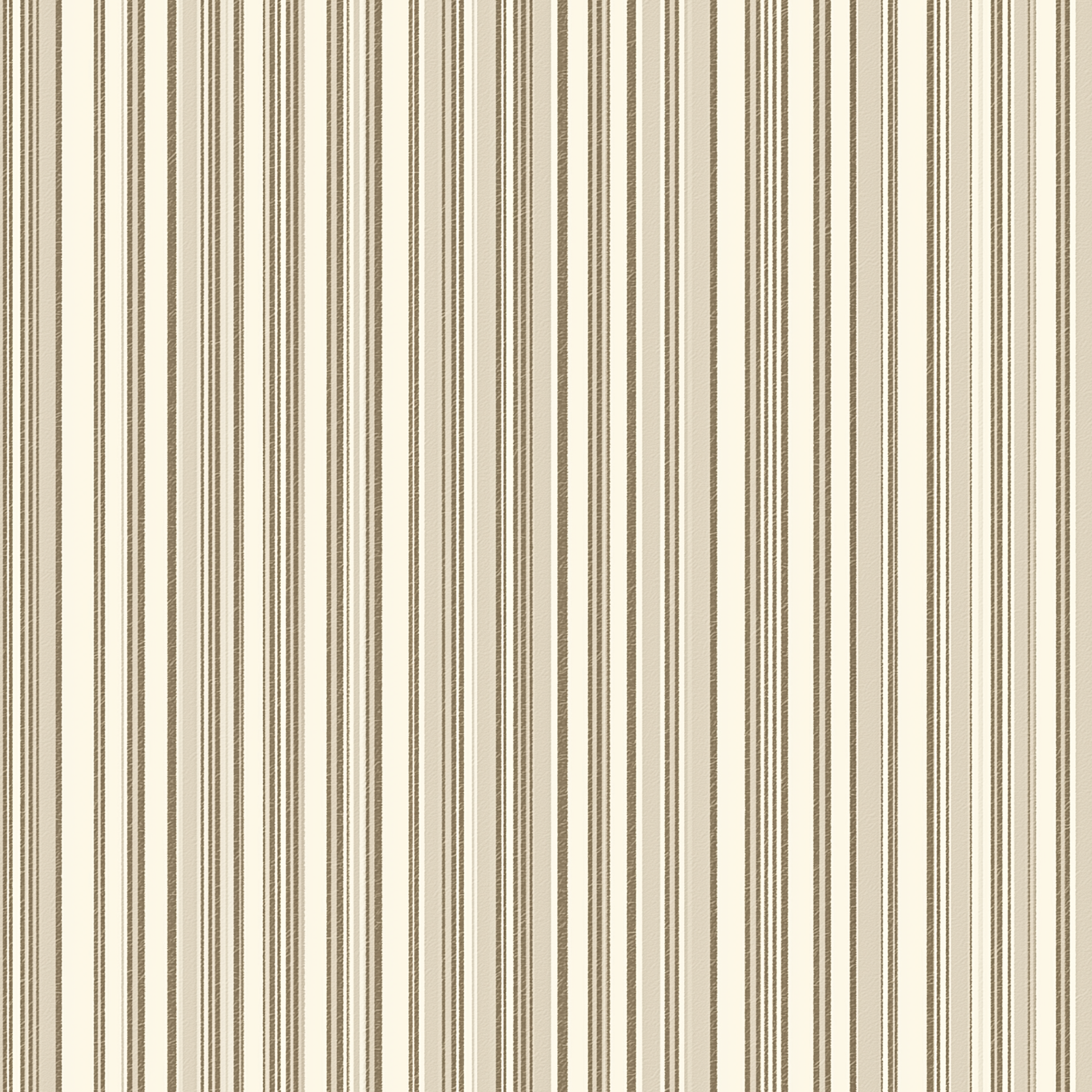 Papier peint motif à rayures - Lignes verticales fines et épaisses beige taupe et crème - Design