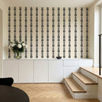 papier peint abstrait bandes verticales dechirees noir sur fond creme panoramiqu-HERO-7