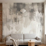 papier peint abstrait formes geometriques fluides superposees tons beige gris et-3