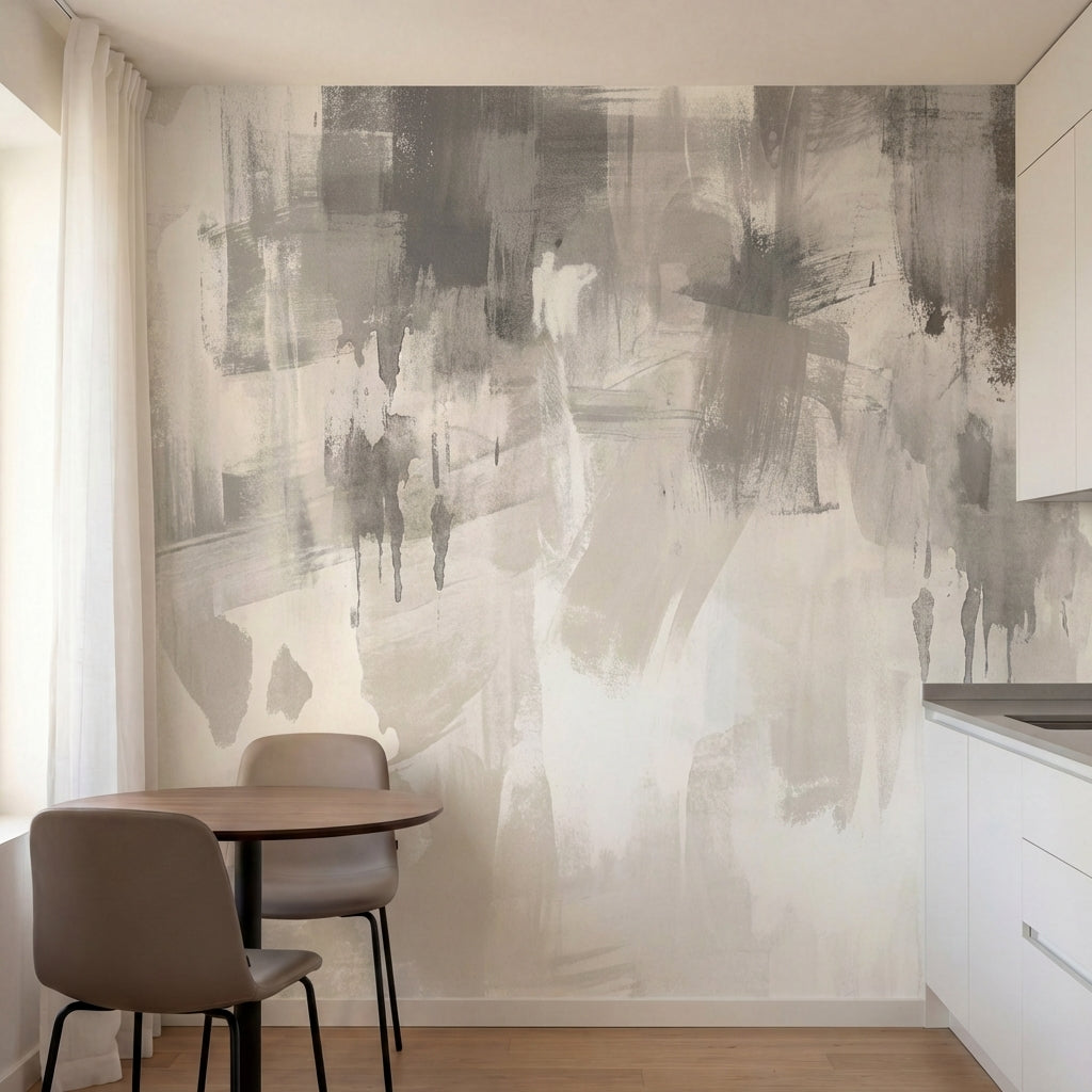 papier peint abstrait formes geometriques fluides superposees tons beige gris et-5
