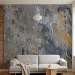 papier peint effet marbre veines organiques fluides minerales tons gris bleu et -5
