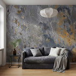 papier peint effet marbre veines organiques fluides minerales tons gris bleu et -6