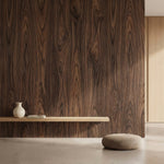 papier peint fibres naturelles planches bois veinures motif repetitif tons marro-3
