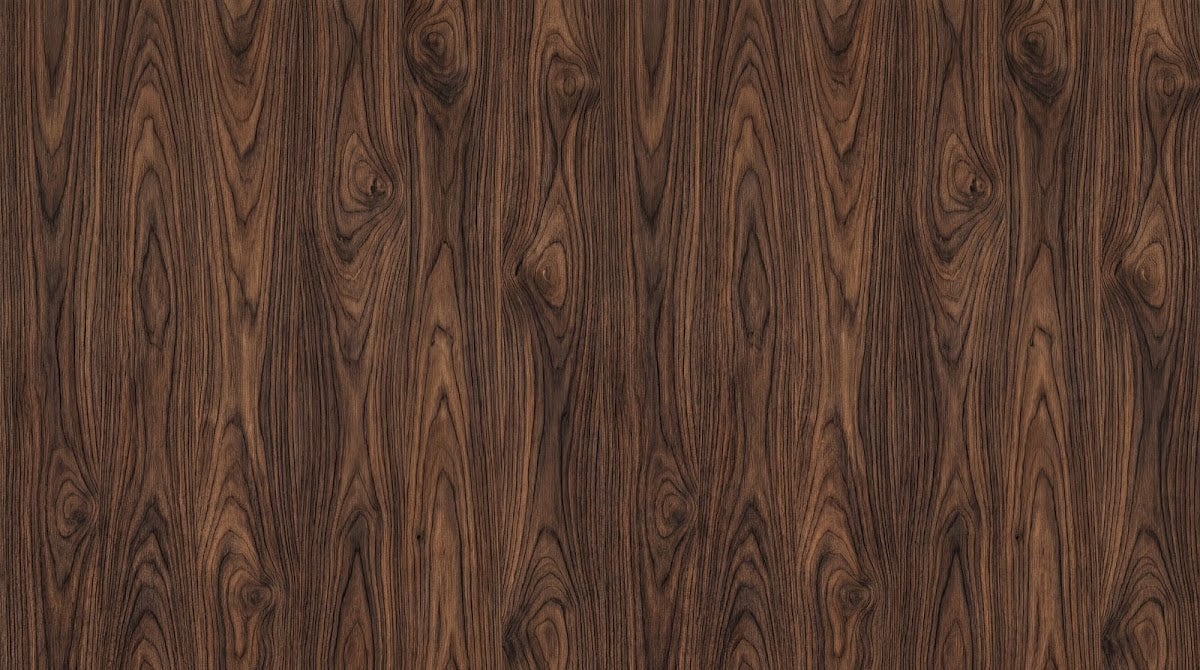 Papier peint panoramique effet bois - Planches bois veinures motif répétitif tons marron chocolat et beige sur mesure - Design