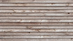 Papier peint panoramique effet bois - Planches bois vieilli horizontales grain apparent tons beige grisé sur mesure - Design