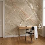 papier peint marbre beige veinage fluide naturel tons beige rose et blanc casse -8