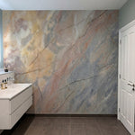 papier peint marbre rose gold veines diagonales stratifiees tons beige creme et -6