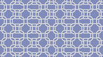 Papier peint panoramique abstrait - Chaînes entrelacées abstraites bleu lavande et blanc sur mesure - Design