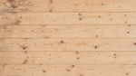 Papier peint panoramique effet bois - Planches bois vieilli nœuds apparents tons beige miel et brun clair sur mesure - Design