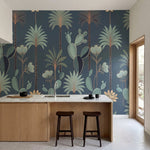 papier peint palmier bleu palmiers cactus feuilles tropicales motifs repetitifs -5
