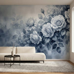papier peint panoramique brume roses romantiques feuillage delicat tons gris per-3