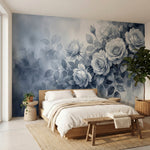 papier peint panoramique brume roses romantiques feuillage delicat tons gris per-VARIANTE-9
