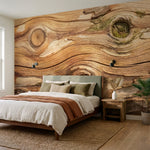 papier peint panoramique nature veines bois sculpte nuds naturels tons beige mie-7