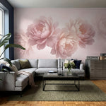papier peint panoramique pivoine fleurs delicates multicouches petales soyeux to-6