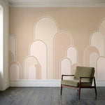 papier peint panoramique rose poudre arches geometriques entrelacees motifs repe-2