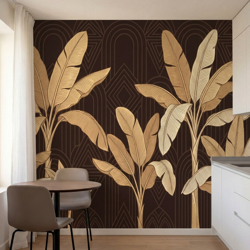 papier peint panoramique tropical bananiers palmiers feuillage exotique fond mar-HERO-10