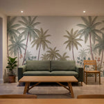 papier peint panoramique tropical palmiers feuillage luxuriant vegetation exotiq-6