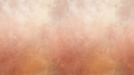 Papier peint panoramique rose poudré - Nuages aquarelle superposés dégradé rose corail beige et blanc crème sur mesure - Design