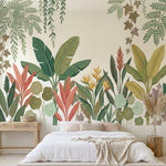 papier peint tropical chic feuillage exotique lianes suspendues palmiers bananie-HERO-10